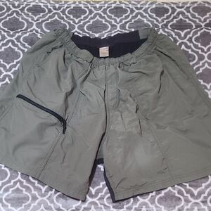 Women's Olive Green Biking Shorts